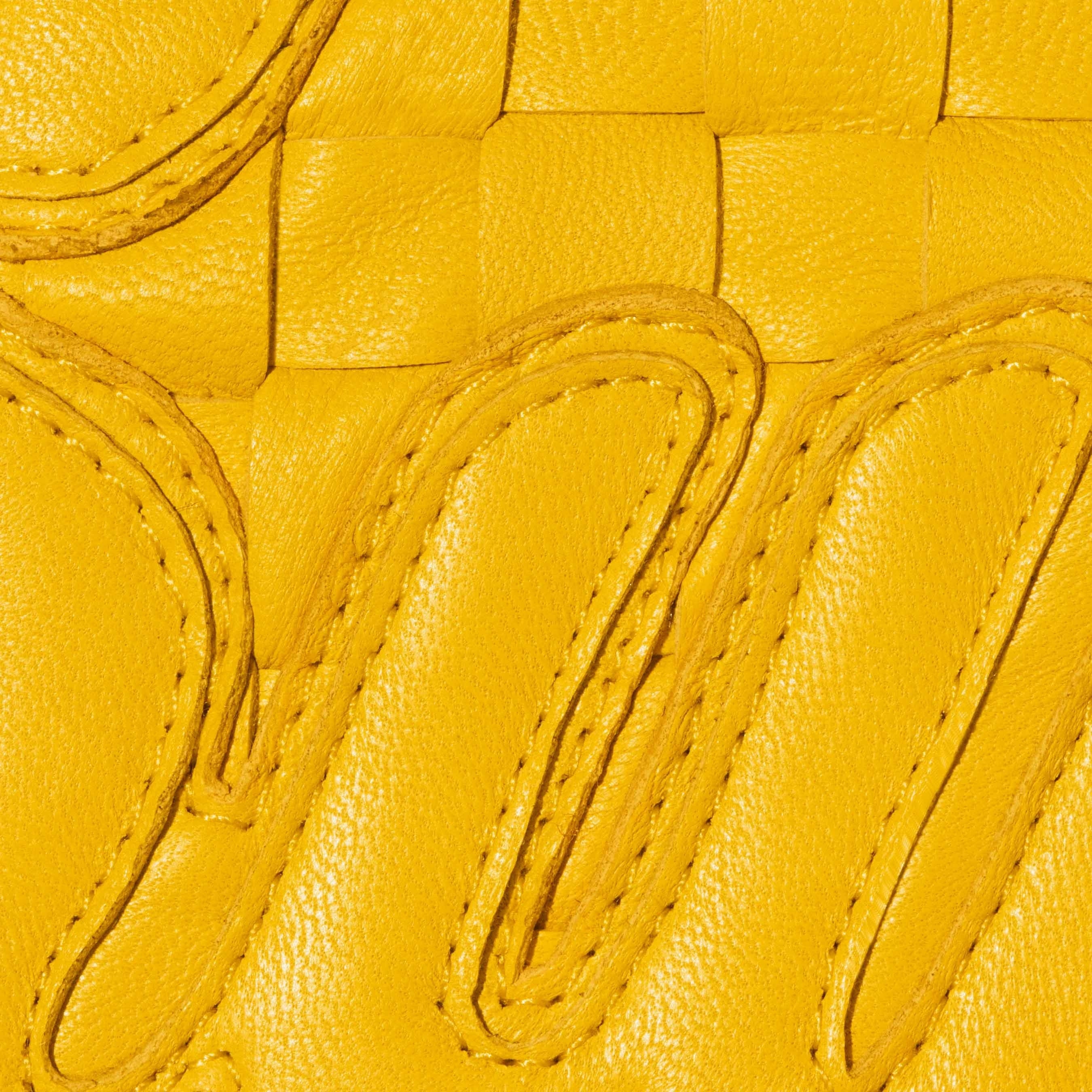 Woven Leather Varsity Jacket view 3